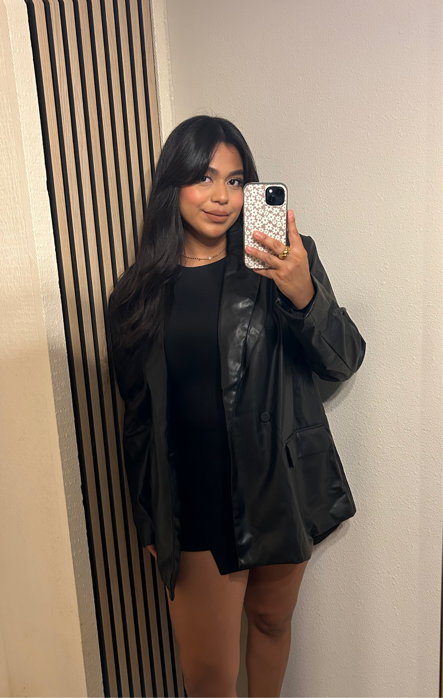 Chic Black Leather Jacket