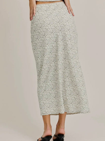 Grace Cream Lavender Skirt