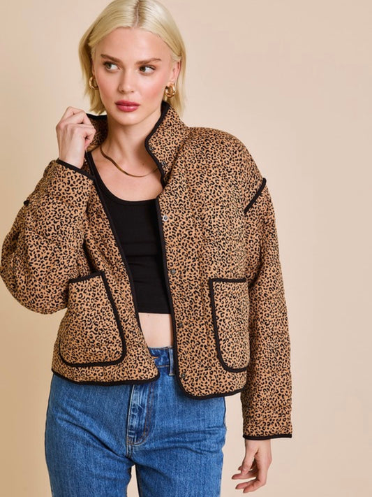 Allison Leopard Print Jacket