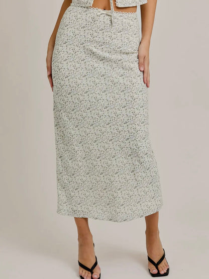 Grace Cream Lavender Skirt