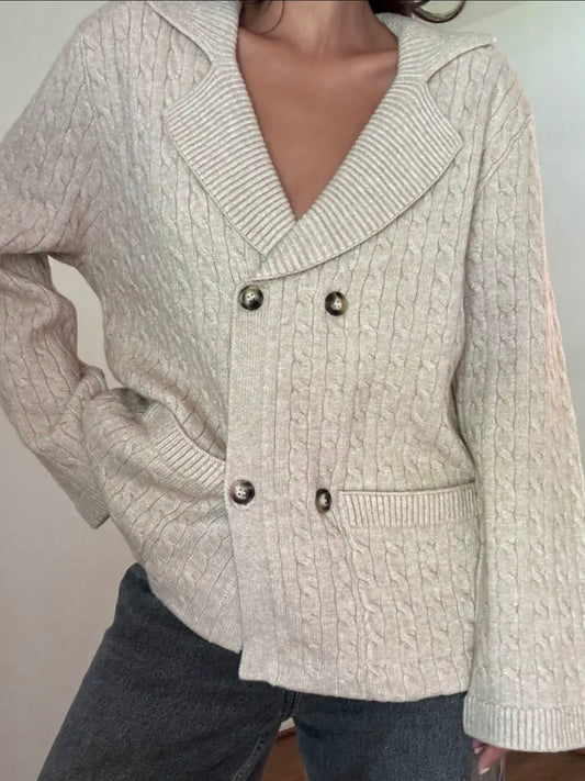 Hailey Oat Cardigan