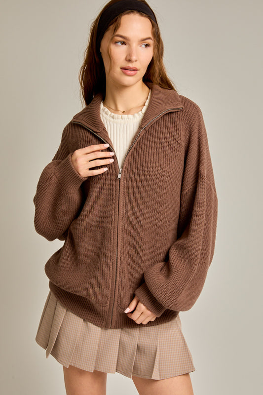 Mocha Oversized Sweater