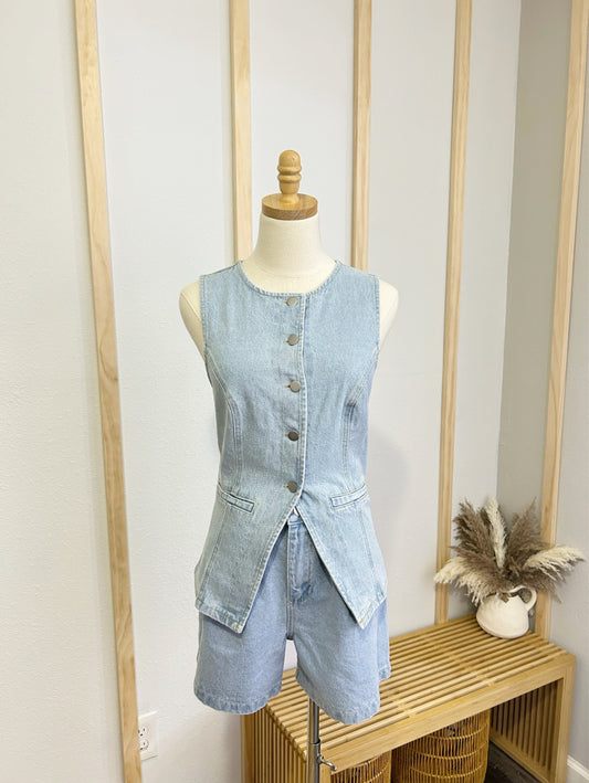 Harlee Denim Vest