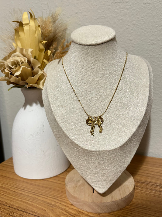 Favorite Bow Necklace