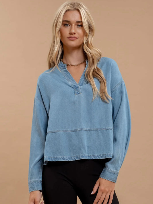 Ema Denim Top