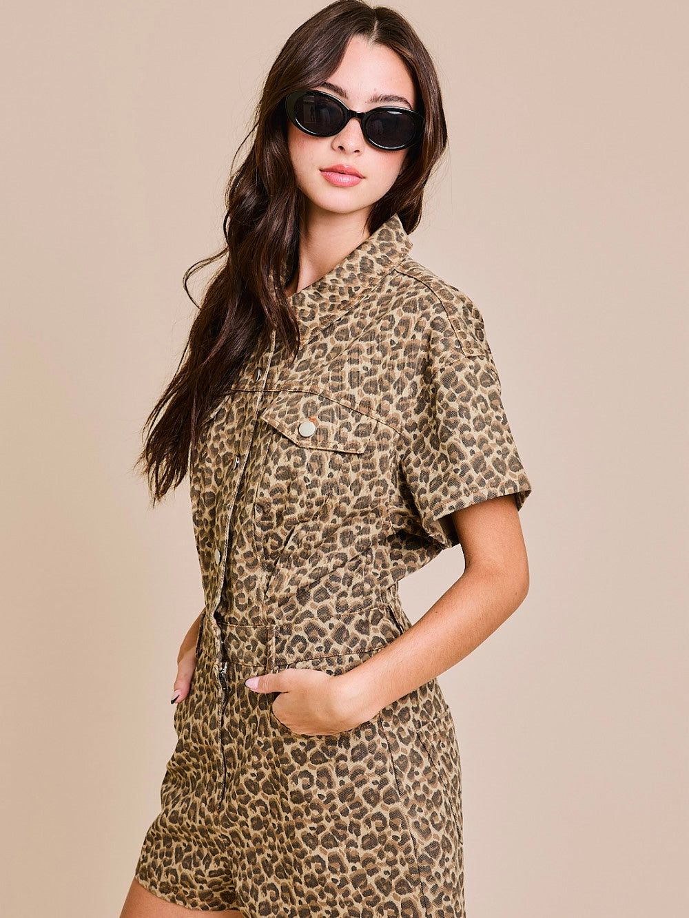 Carolina Leopard Romper