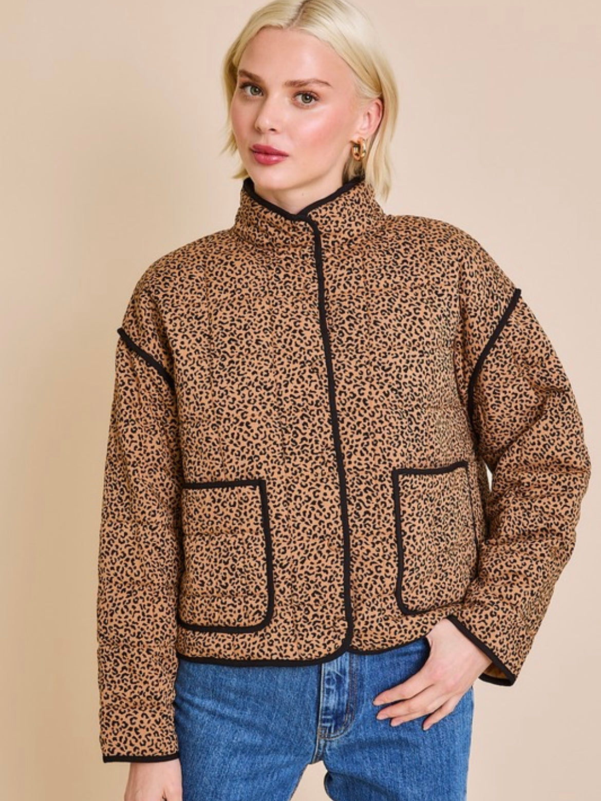 Allison Leopard Print Jacket